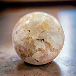 Flower Agate Sphere